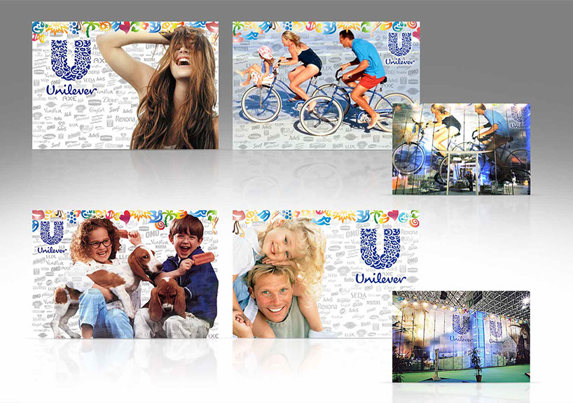 Criação de Comunicação Visual para Unilever. Feira Abras.