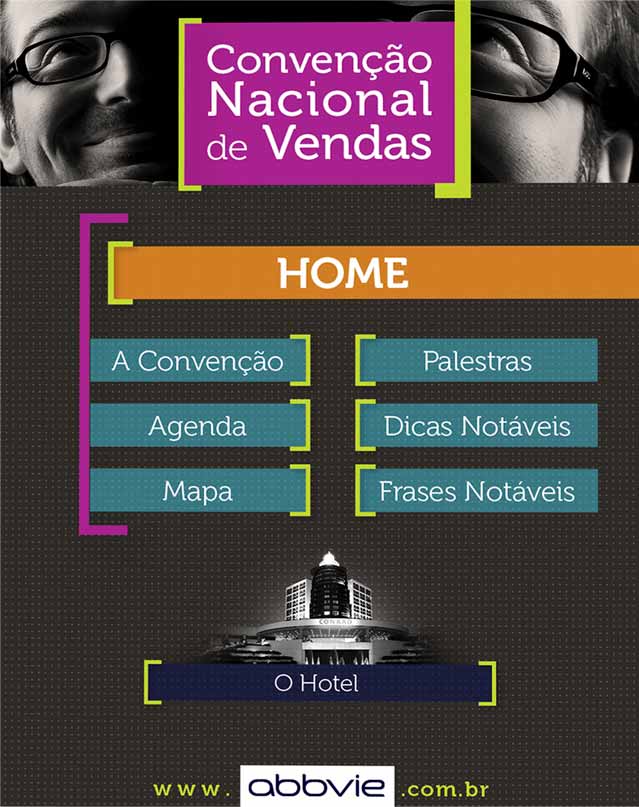 Aplicativos e mini sites personalizados para congressos, eventos e convenções.