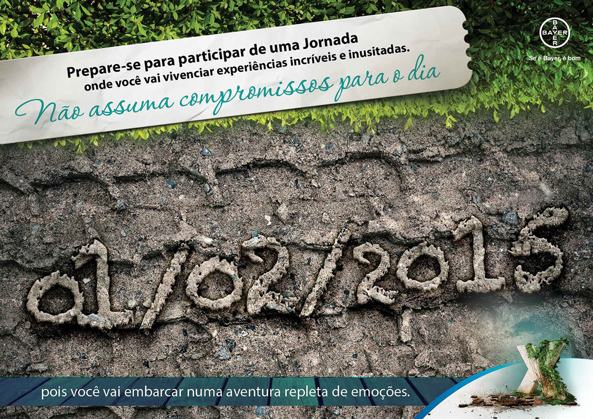 Save the Date digital para Bayer. Evento motivacional.